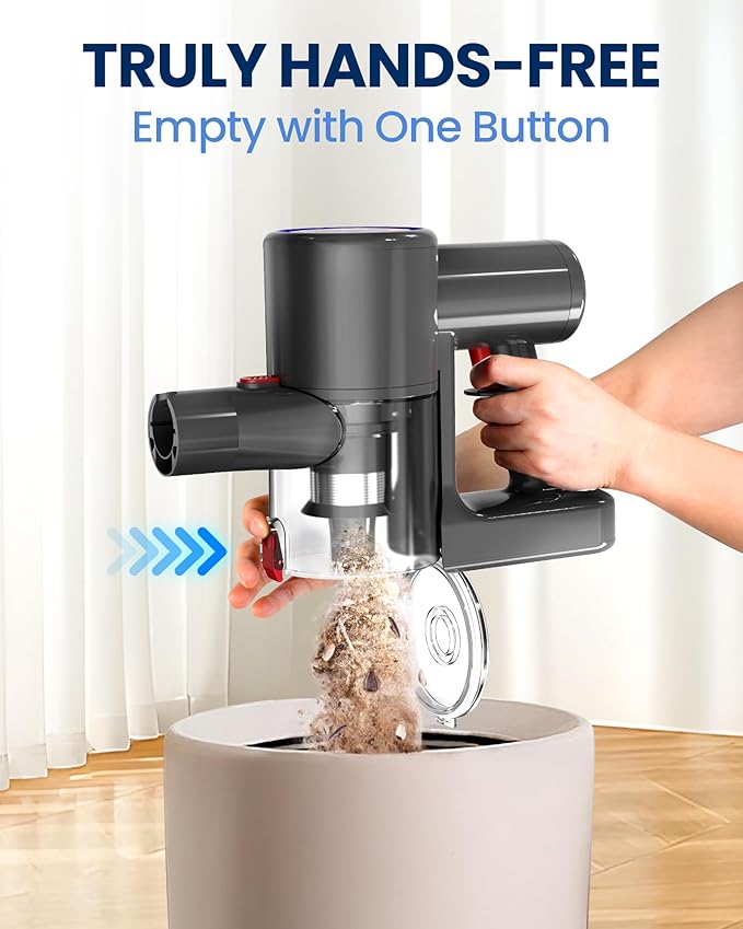 Zynet S8 Cordless Vacuum Cleaner, 500W/45KPA/40Mins Lightweight Stick Vacuum - Image 8