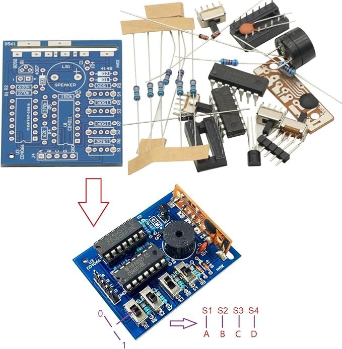 2PCS Music Sound Board Electronic Module DIY Kit Parts Components Soldering - Image 2