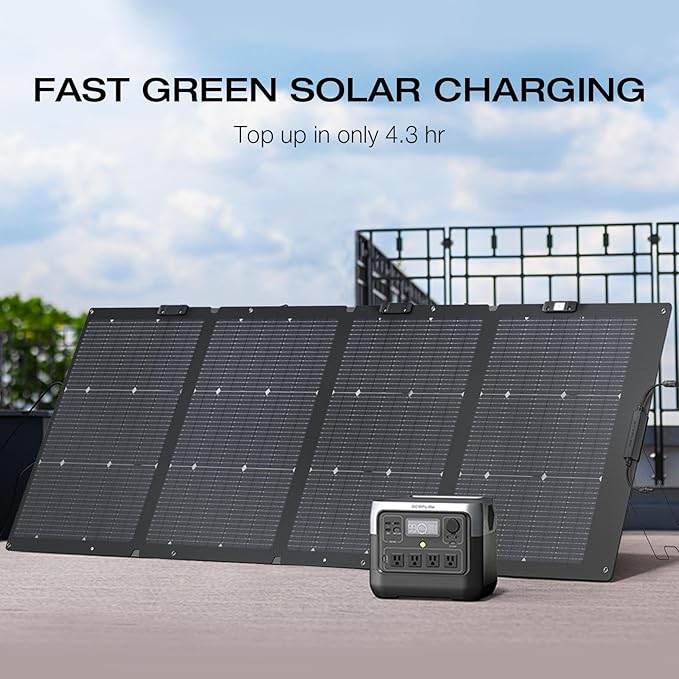 EF ECOFLOW Solar Generator RIVER 2 Pro 768Wh LiFePO4 Battery - Image 2