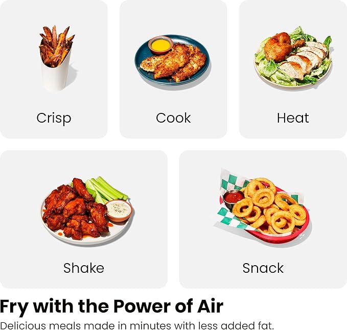 Chefman TurboFry Touch Dual Air Fryer, Maximize The Healthiest Meals - Image 2