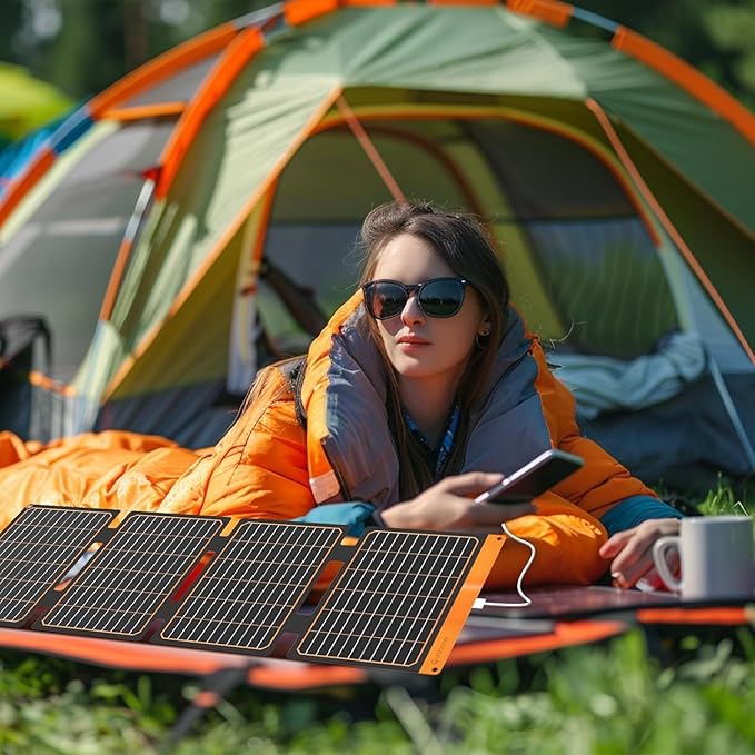 FlexSolar 40W Portable Solar Panel Folding Solar Panel - Image 6