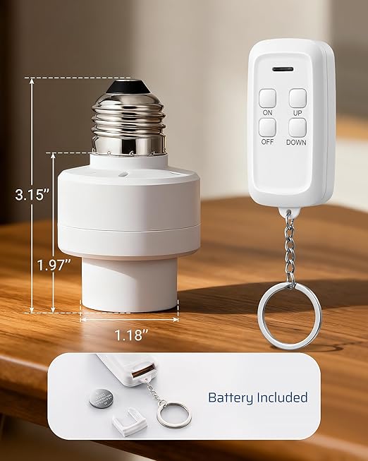 DEWENWILS Remote Control Light Socket - Image 7