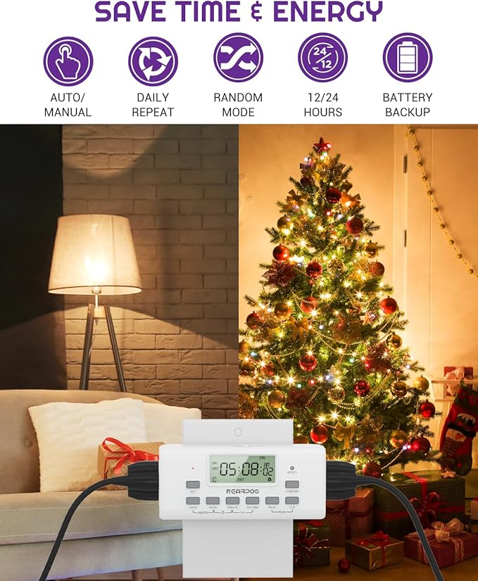 NEARPOW Digital Timer for Lamp - Image 5