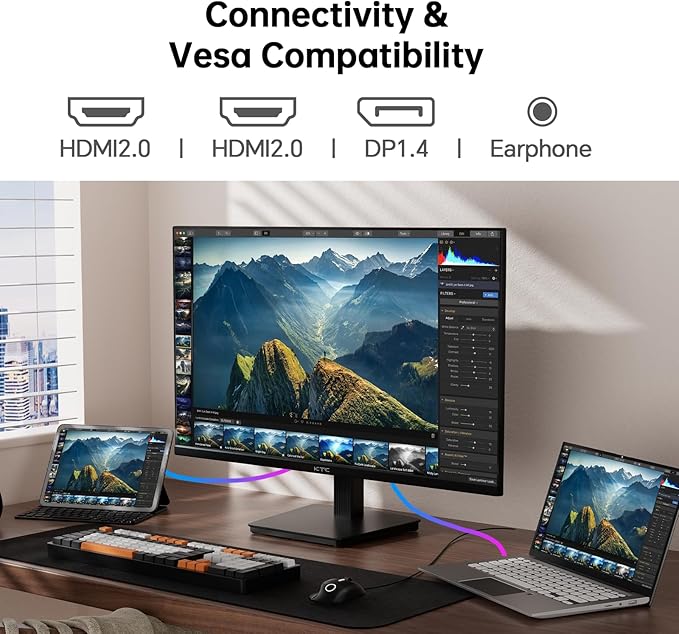 KTC 27 Inch 4K UHD Computer Monitor, IPS 3840×2160 Monitor - Image 5