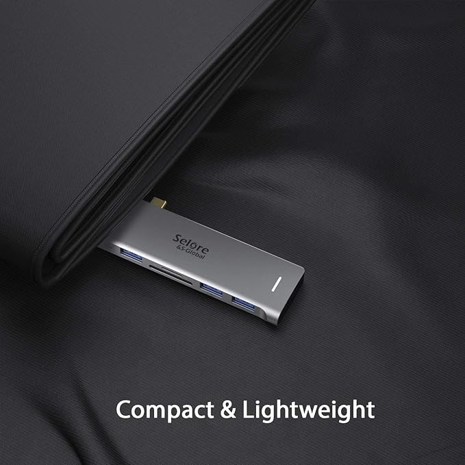 USB C Adapter for MacBook Pro/Air M1 M2 M3 2021 2020 2019 13" 15" 16", 6 in 1 - Image 8