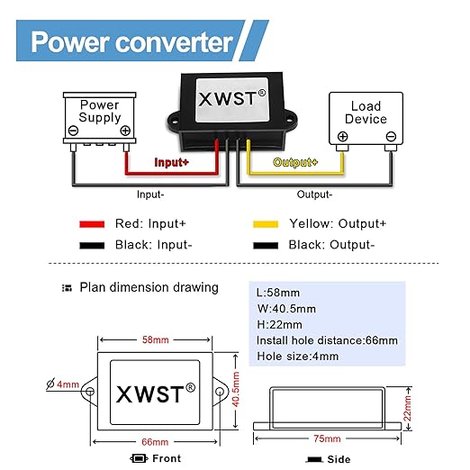 DC DC Stabilizer 9V-36V to 24V Boost Buck Converter Power Supply 1A 24W - Image 4