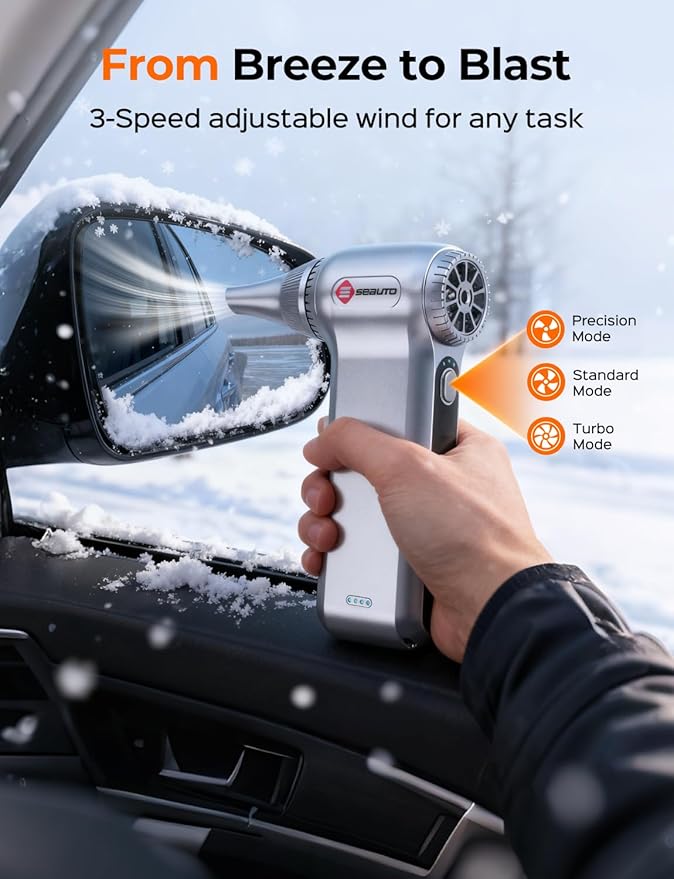Electric Air Duster 180000RPM, Powerful Cordless Compressed Air Duster - Image 5