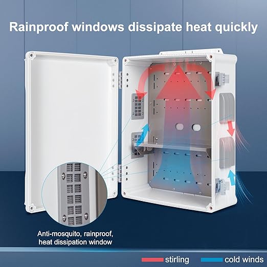 Namunanee Outdoor Electrical Junction Box, ABS Water Resistant Enclosure - Image 4
