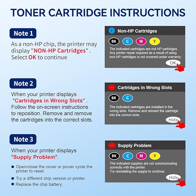 218A Toner Cartridges 4 Pack Compatible Replacement - Image 5