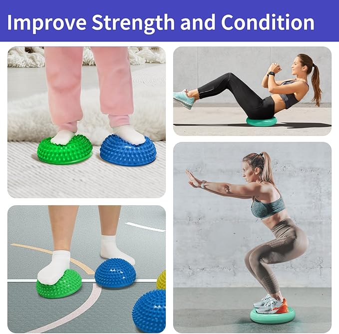 Wobble Cushion Set for Sensory Kids and Balance Training - Image 6