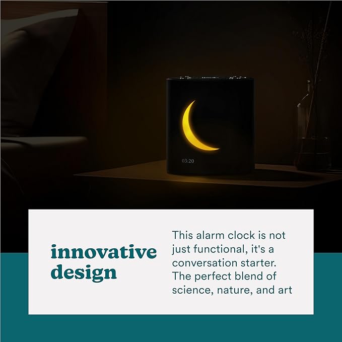 Homedics Sound Sleep Moon Dream Sound Machine and Alarm Clock, Enhance Sleep - Image 6