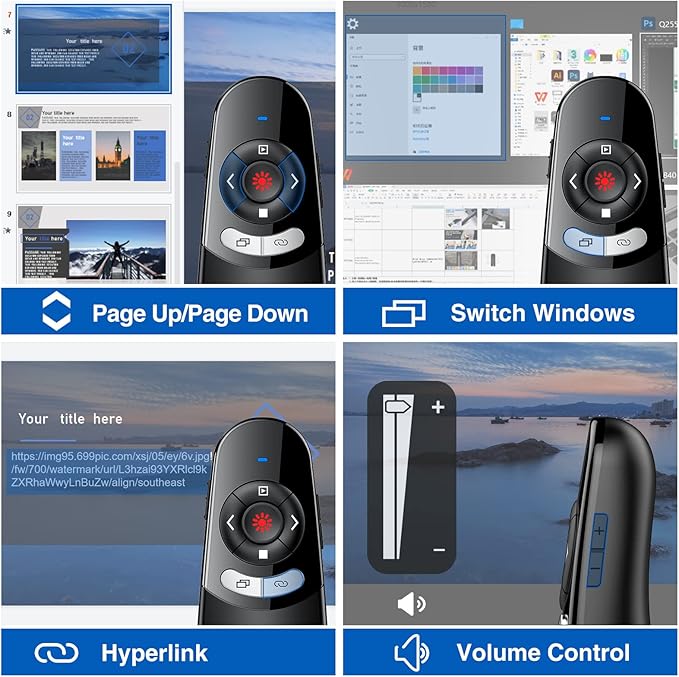 DINOSTRIKE 2 in 1 Type C and USB Presentation Clicker - Image 5