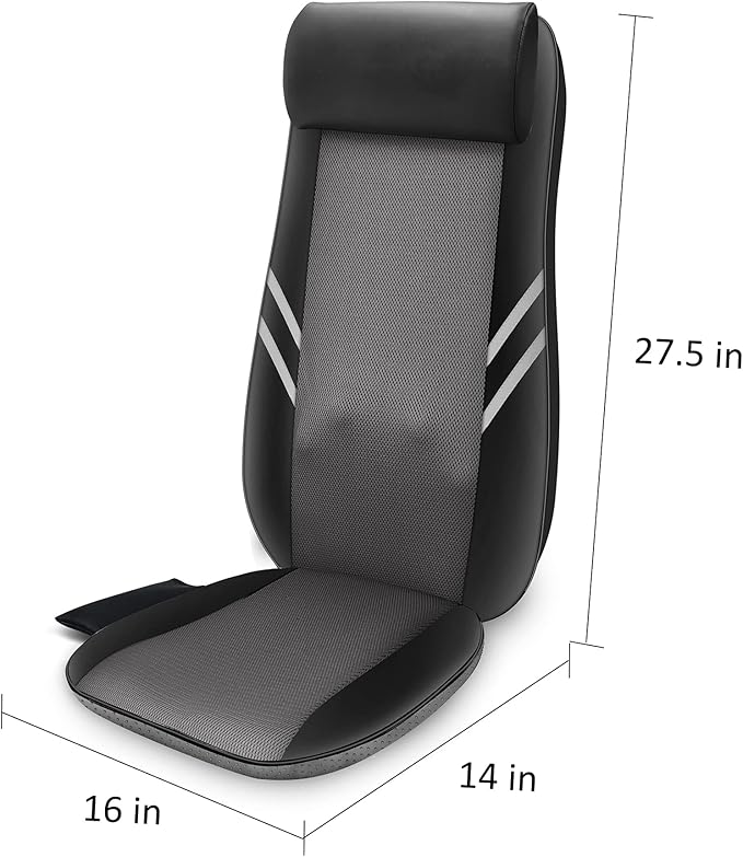 Snailax Back Massager with Heat, Shiatsu Massage Seat Cushion, 8 Flexible Nodes - Image 8