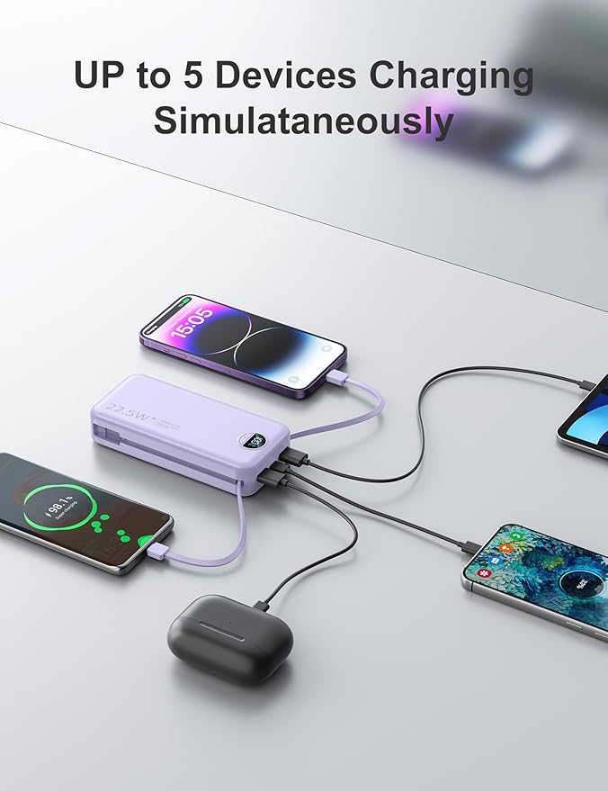aonidi 20000mAh Ultra-Portable-Charger-Power-Bank PD20W - Image 7