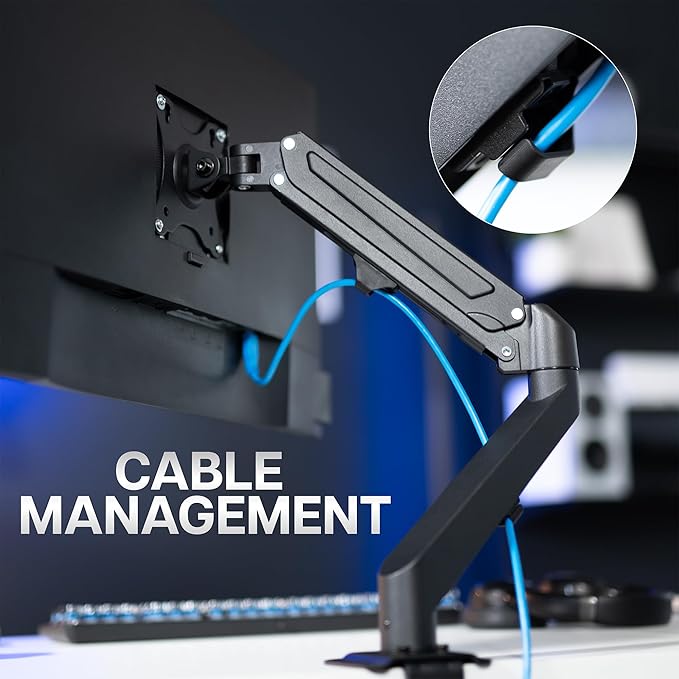 VIVO Heavy Duty Single Monitor Tension Arm - Image 9