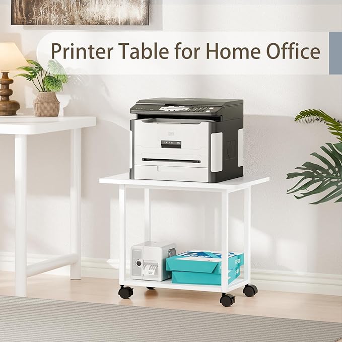 MARTY 22"x15.75" Large Under Desk Printer Stand - Image 8