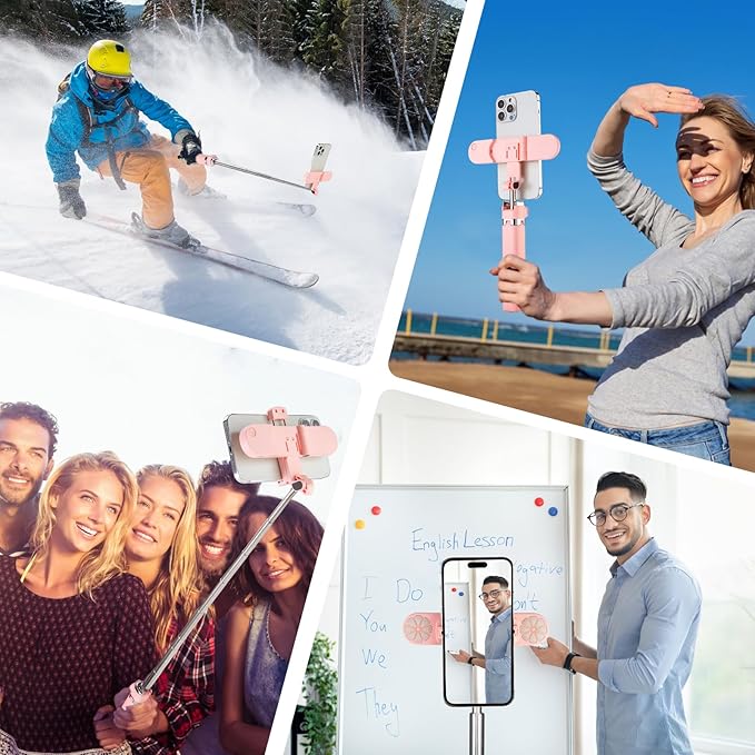 Mini Phone Tripod Stand, MQOUNY 38" Phone Tripod &Selfie Stick - Image 7