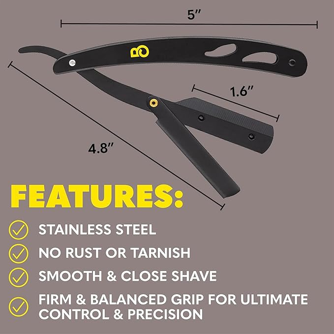 The Beard Club Straight Razor for Men - Image 8