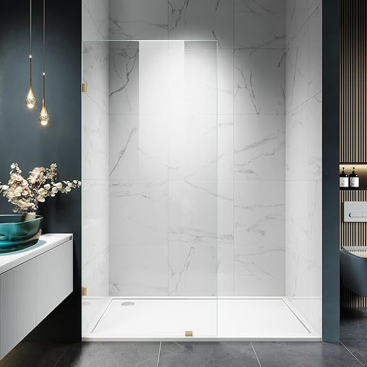 Shower Glass Panel, Frameless Walk in Shower Door by Unknown