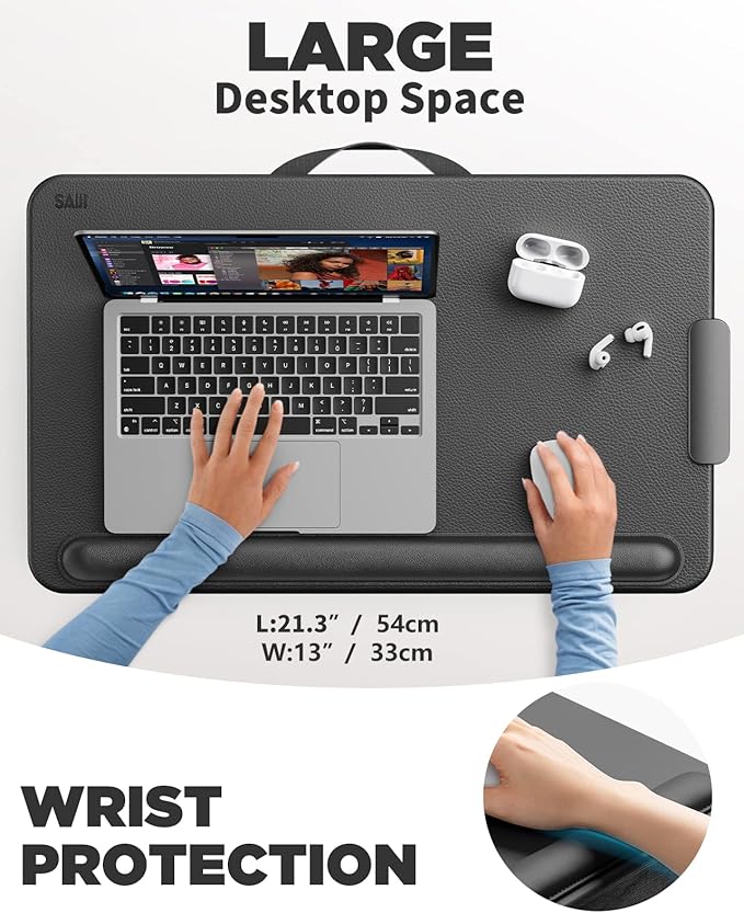 SAIJI Laptop Lap Desk, Portable Laptop Desk - Image 2