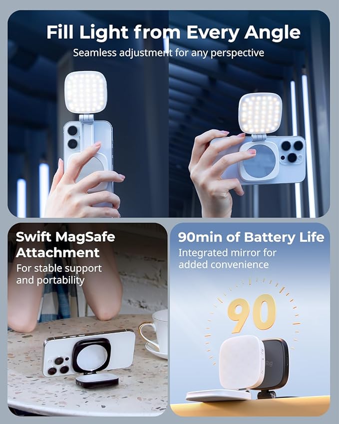 SmallRig Magnetic Selfie Light for iPhone, Phone Light - Image 2