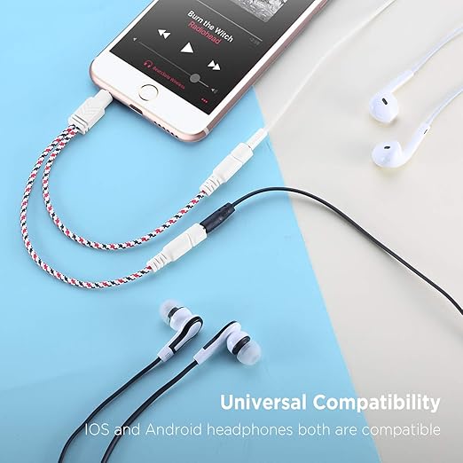 DUKABEL Headphone Splitter, 3.5mm Splitter Cable - Image 2