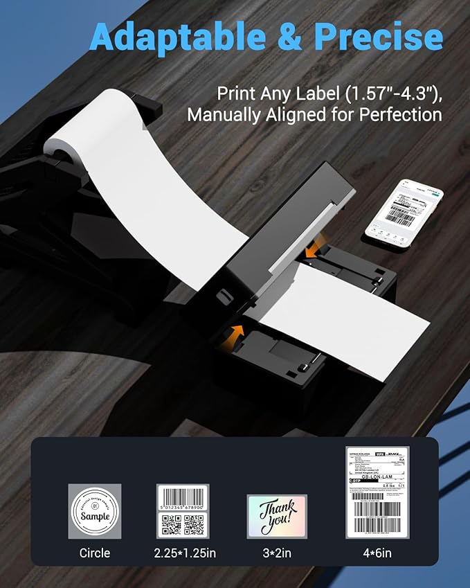 Labeer Bluetooth Thermal Shipping Label Printer, 4x6 Wireless Shipping Label - Image 5