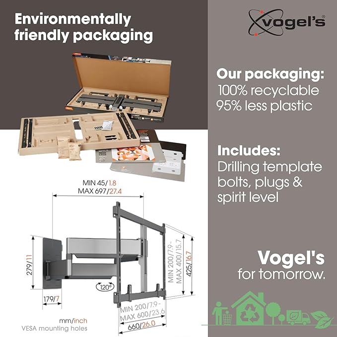 Vogel's TVM 5855 Full-Motion Ultra Strong TV Wall Mount - Image 5
