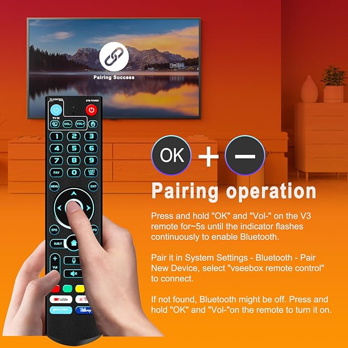 Backlight V5 Pro Voice Remote Control Replacement Compatible - Image 6
