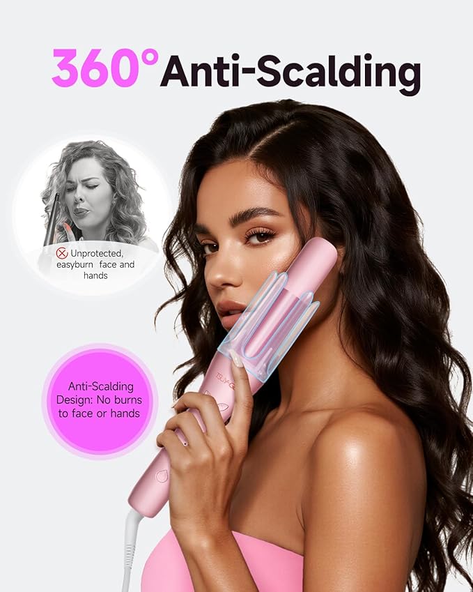 TSUYAGLA Automatic Curling Iron, 1 1/4 Hair Curler - Image 4