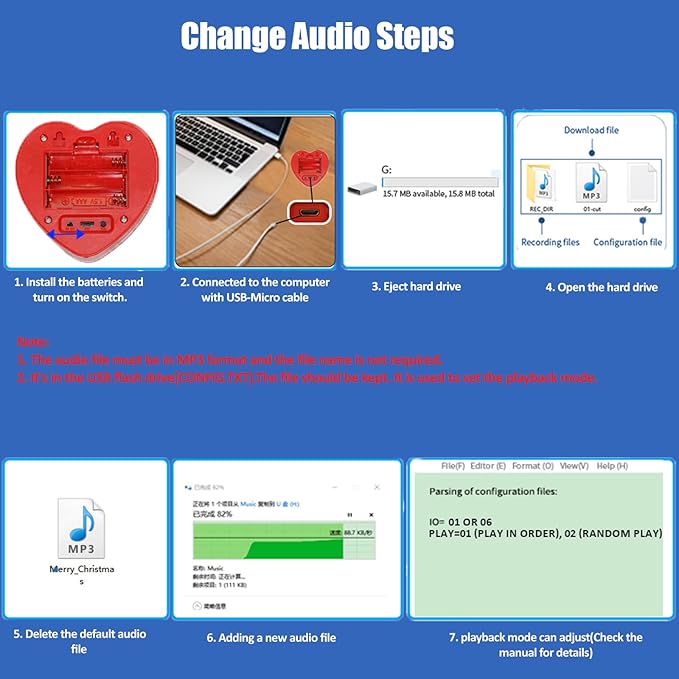 XLW 16min Voice Recorder for Stuffed Animals, Personal Voice Message Recordable - Image 4