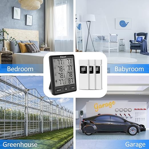 Geevon Indoor Outdoor Thermometer Wireless - Image 8