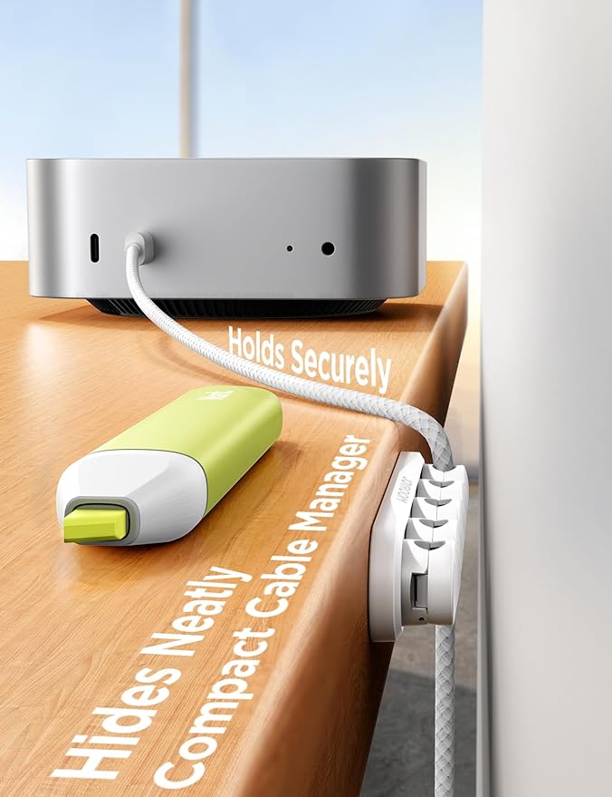 5-in-1 Magnetic Cord Organizer JOYROOM Cable Clips Under Desk Adhesive Cord - Image 7