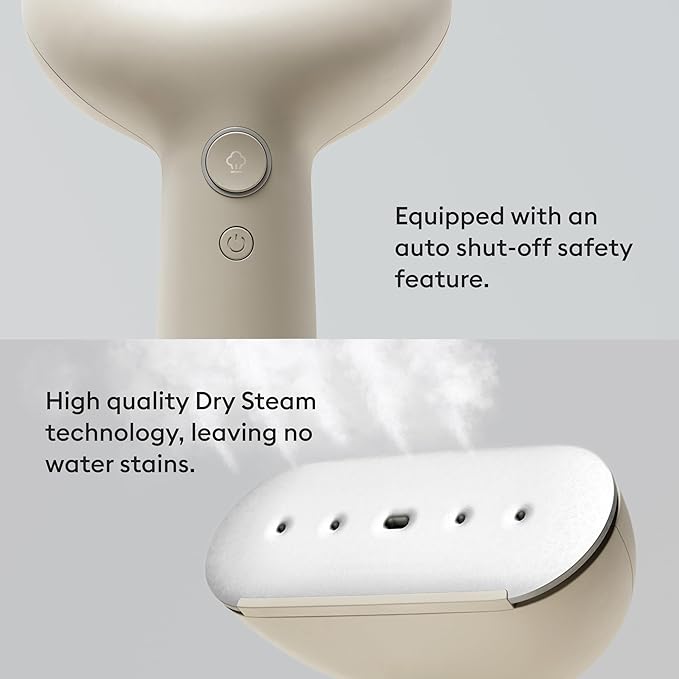 Steamery Handheld Clothes Steamer Cirrus 3, US Plug, Heated Ironing Plate - Image 4