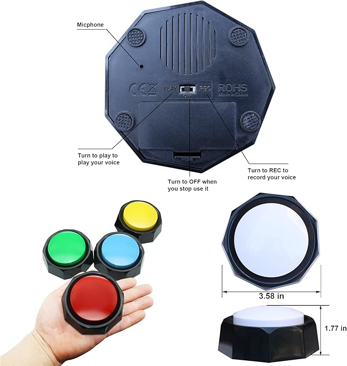 ANLIKY Recordable Buttons, Dog Buttons - Image 7