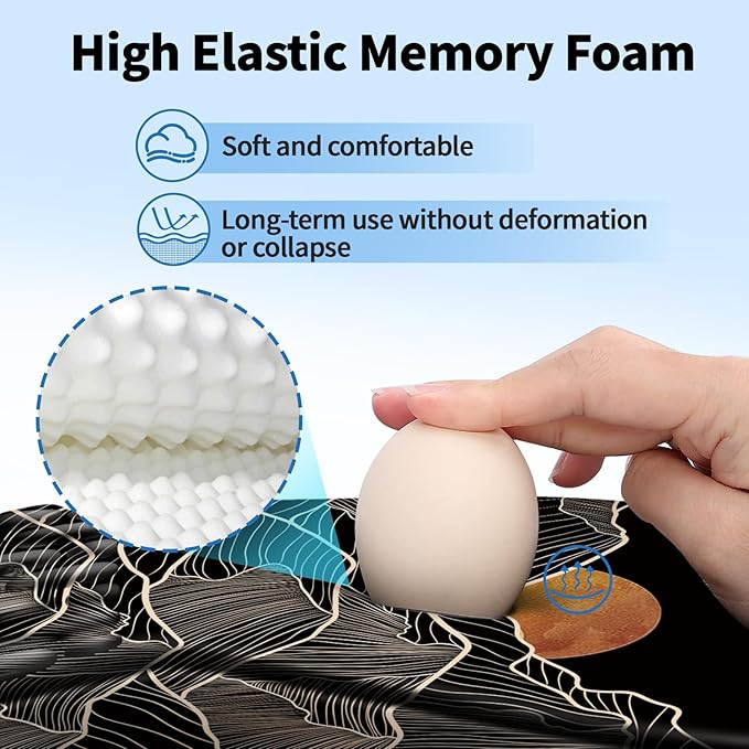 YIWEI Ergonomic Mouse Pad with Wrist Rest - Image 3