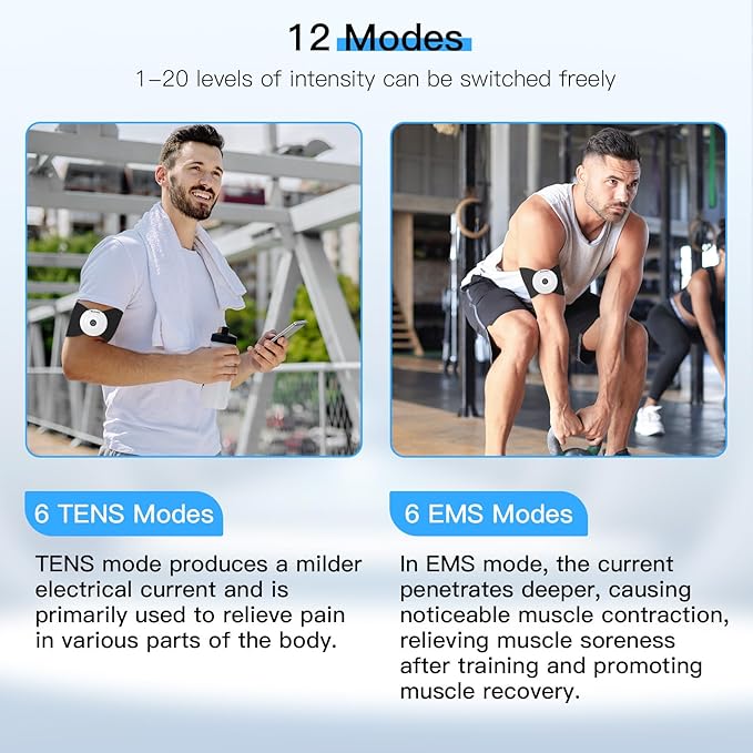 Wireless TENS & EMS Unit Back Pain Relief Massager - Image 5