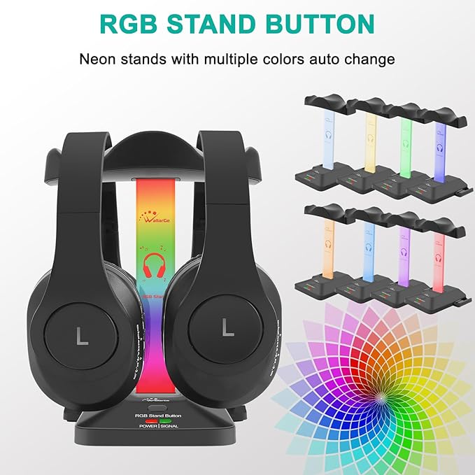 WallarGe Dual Wireless Headphones - Image 7