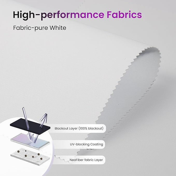 Astomi Motorized Roller Shades for Windows, Effortless Remote & Voice Control - Image 5