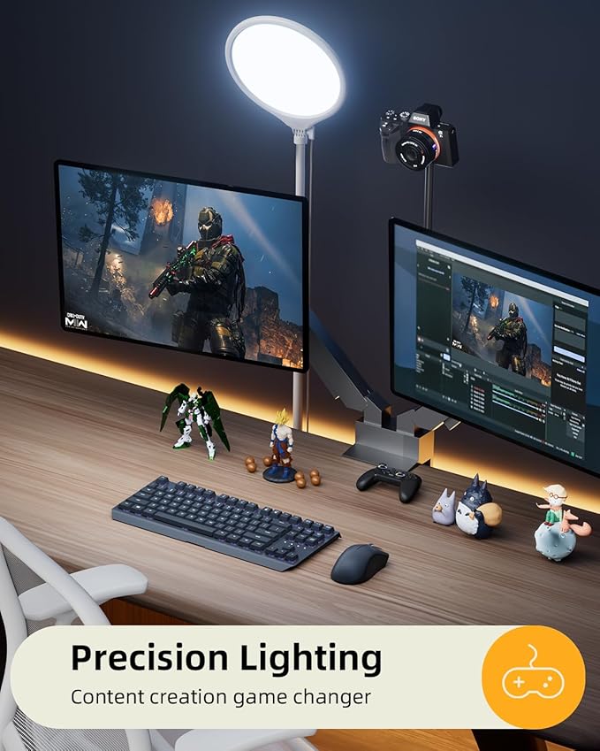 10.5" Ring Light with Stand and Phone Holder - Image 7