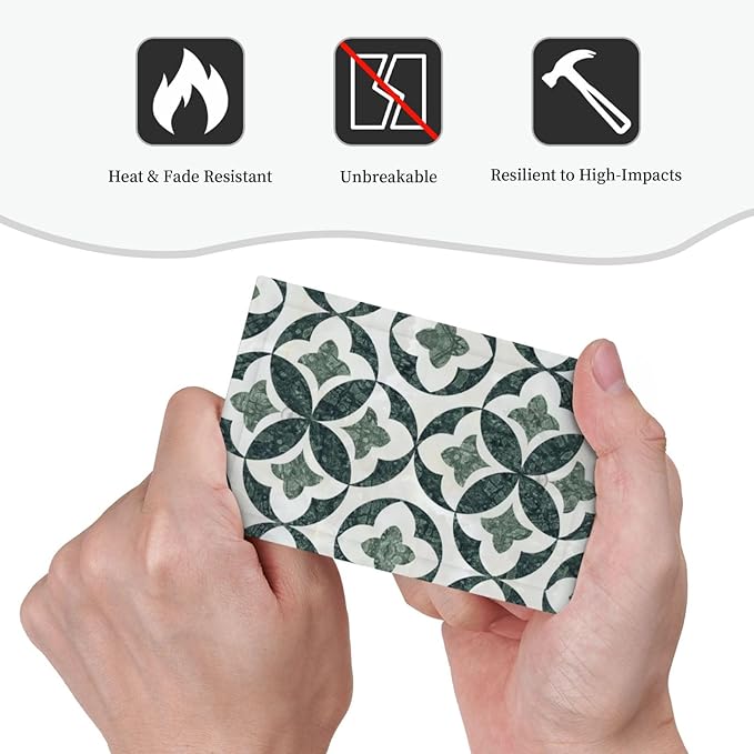 Bvtewkhz Green Luxury Modern Cubic Marble No Device Single Blank Decorative - Image 5