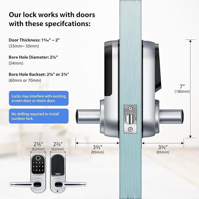 CATCHFACE Smart Fingerprint Lock - Image 8