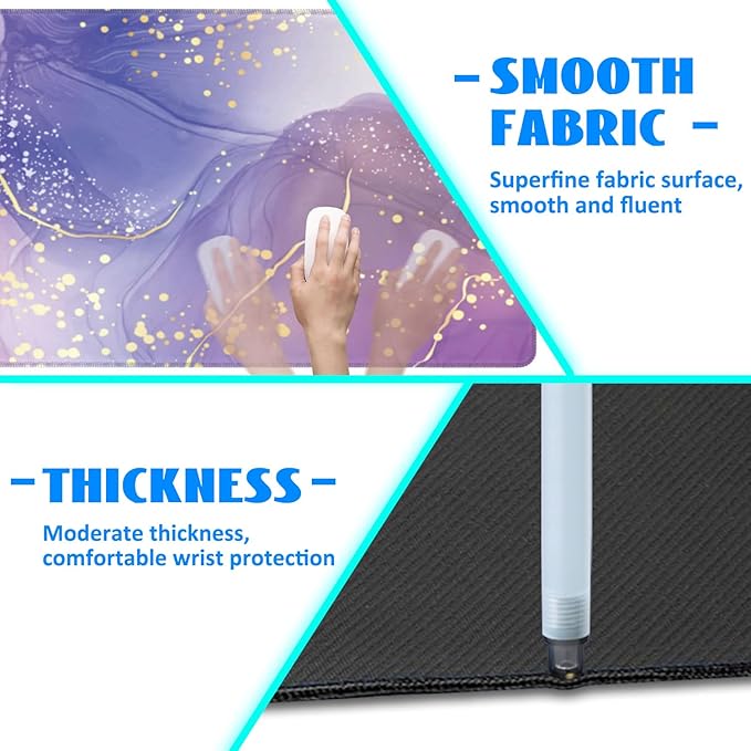 Desk Mat, 31.5"x11.8" Big Mouse Pad - Image 5