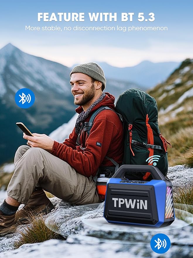 TPWIN Portable Bluetooth Speakers Loud - Image 7