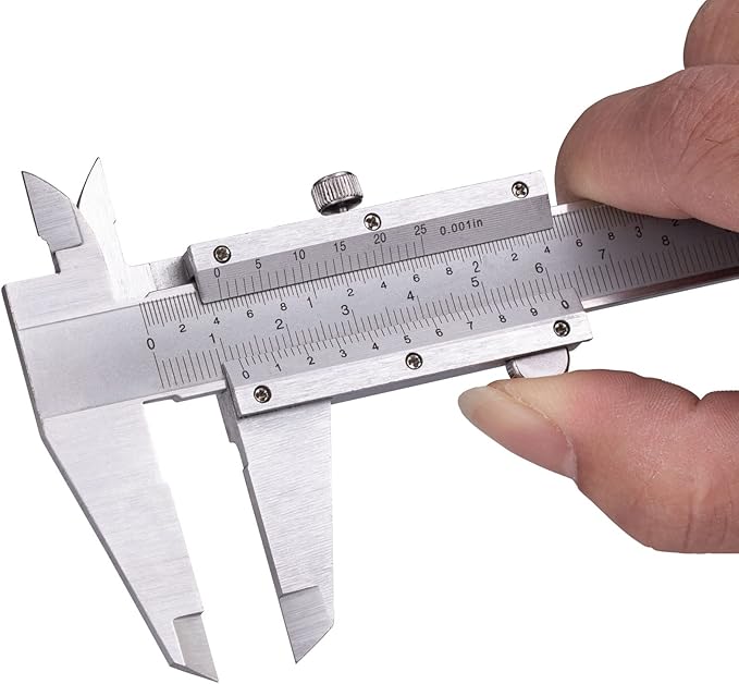 Spurtar Vernier Caliper Measuring Tool 6", 0-6Inch/0-150mm Manual Non Digital - Image 2