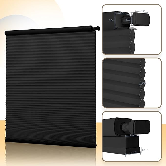 Boolegon No Drill Motorized Cellular Blinds - Image 8