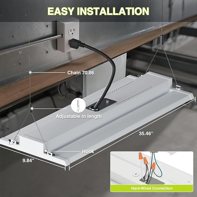 LED Linear High Bay Shop Light - Image 6