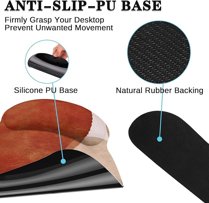 Britimes Abstract Boho Keyboard Mouse Pad Set 4in1 Large Mousepad+Keyboard - Image 6