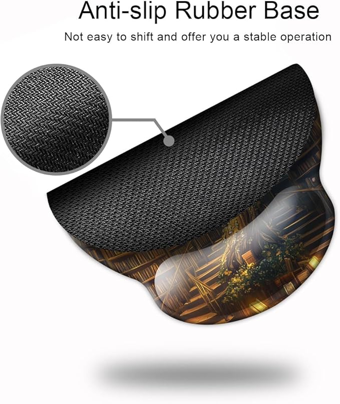 Ergonomic Mouse Pad with Wrist Support, Mouse Pad with Wrist Rest, Relieve - Image 5