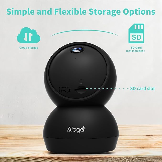 Security Camera, 2K HD Indoor Security Camera, 360 Degree Pan/Tilt Pet Camera - Image 7